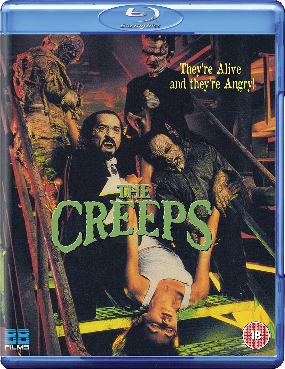 THE CREEPS w/OOP Slip (1997) 88 Films/Full Moon – REGION B Blu-ray – NEW!