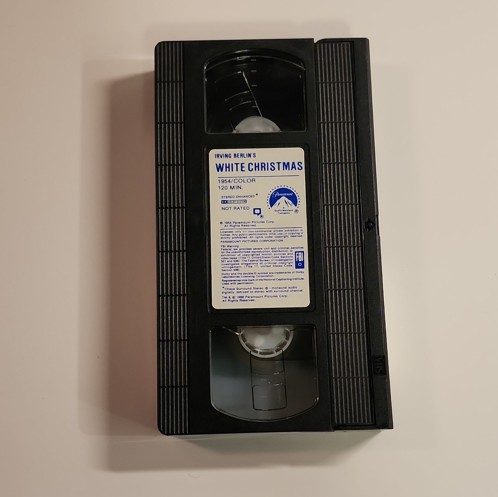 Paramount White Christmas VHS (1954) NTSC Full Screen NR CC Michael Curtiz