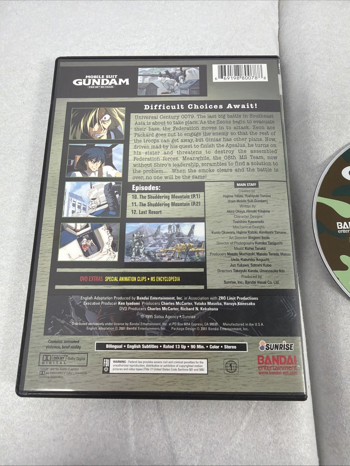 Mobile Suit Gundam – The 08th MS Team Vol. 4 DVD Matt Smith Ross Douglas