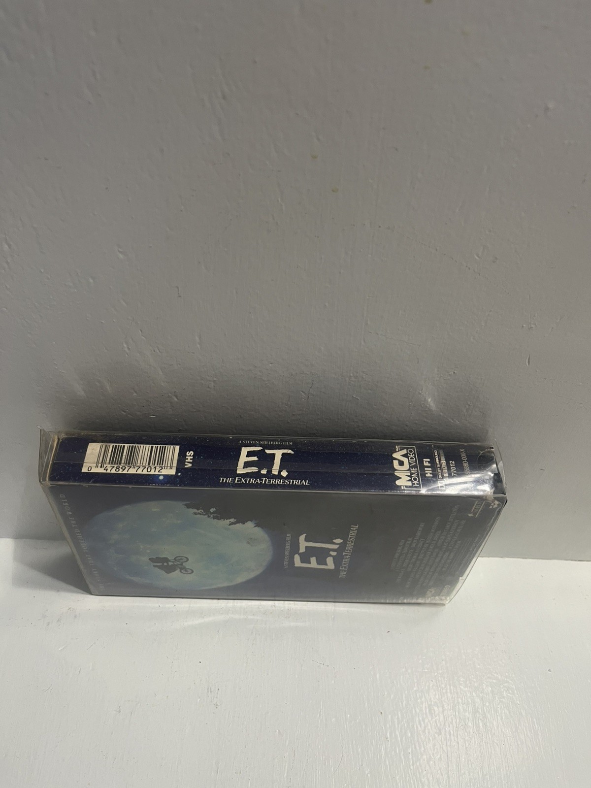 – E.T. VCR Tape VHS Steven Spielberg 1982 Universal City Studios