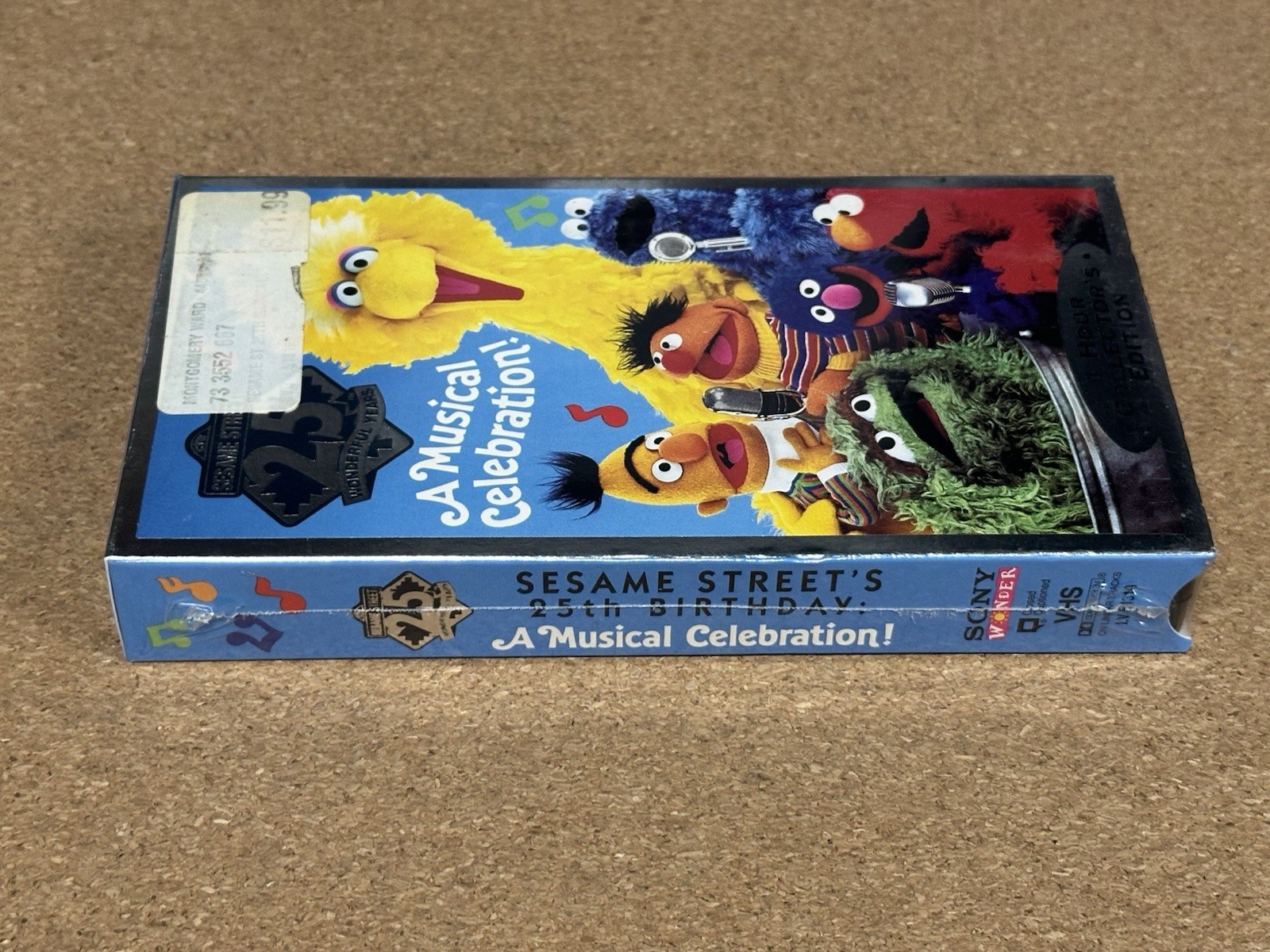 NOS SEALED Sesame Street 25th Birthday – A Musical Celebration VHS Tape 1993