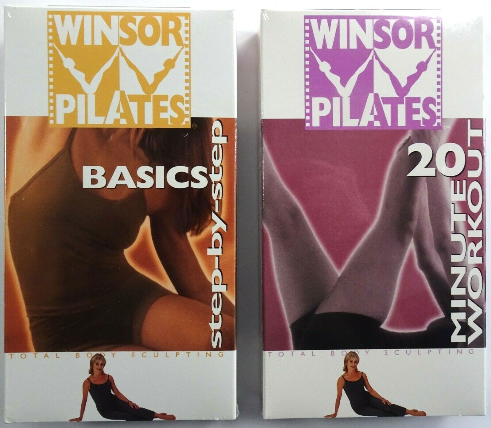 Winsor Pilates Total Body Sculpting Basics 20-Minute Accelerated Power VHS Tapes