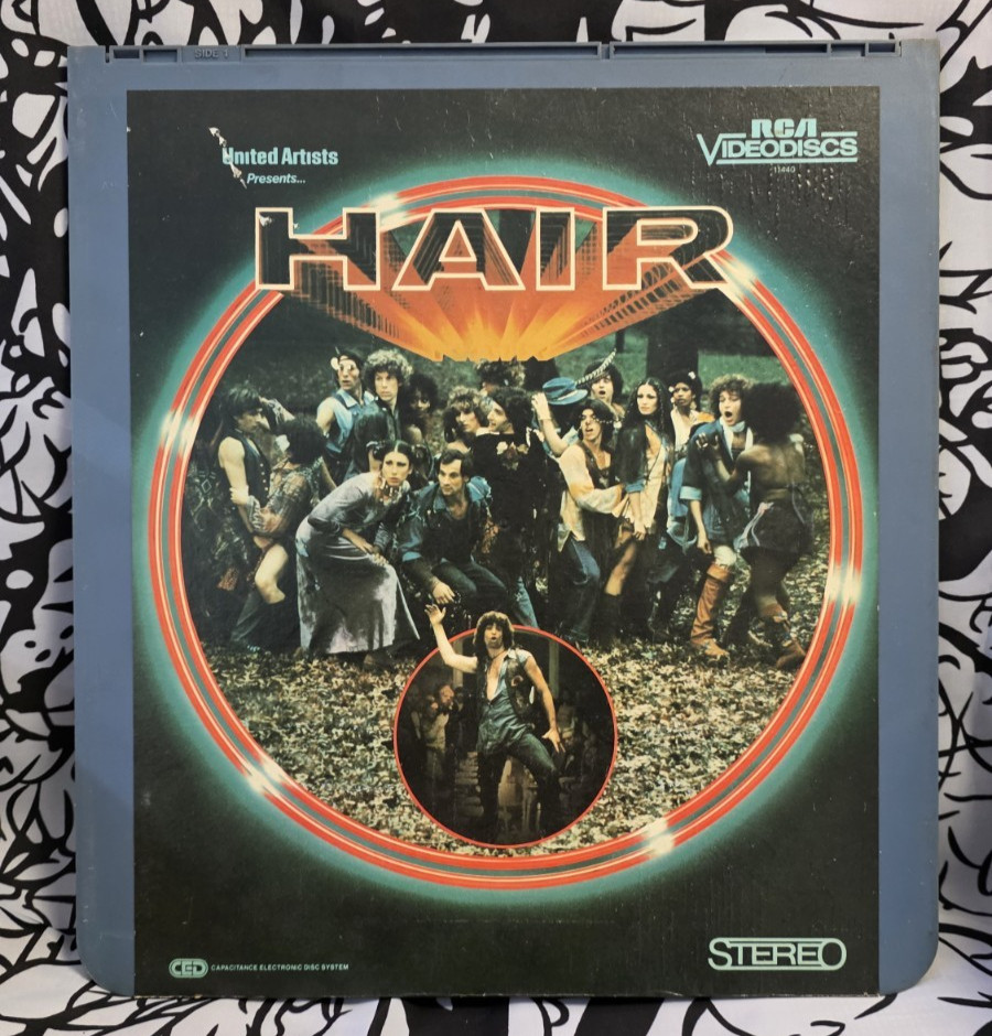 Hair 1979 CED Videodisc John Savage Treat Williams Beverly D Angelo Milos Forman