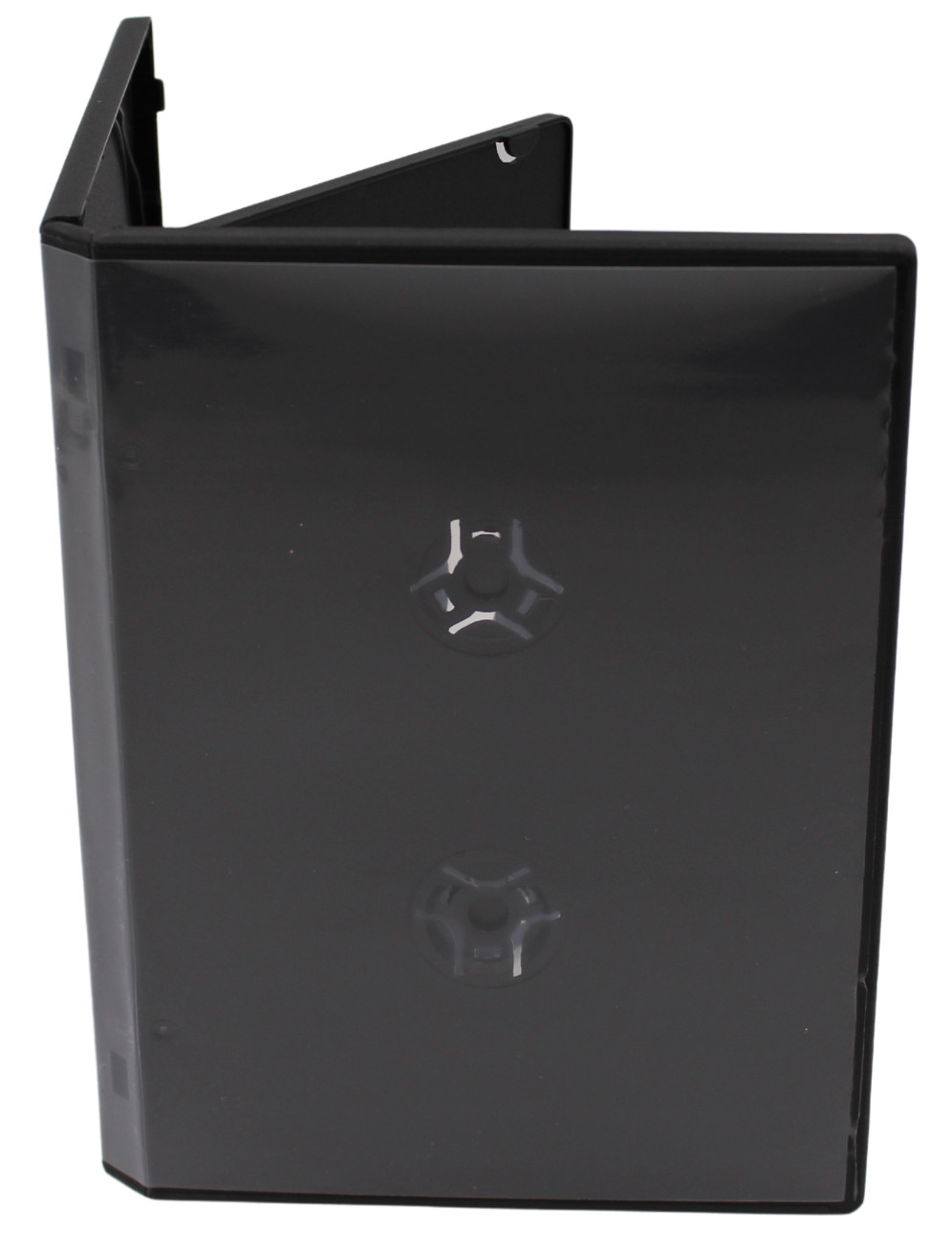 New Standard Black 6-Disc DVD Replacement 14mm Case Premium Movie Storage Shell