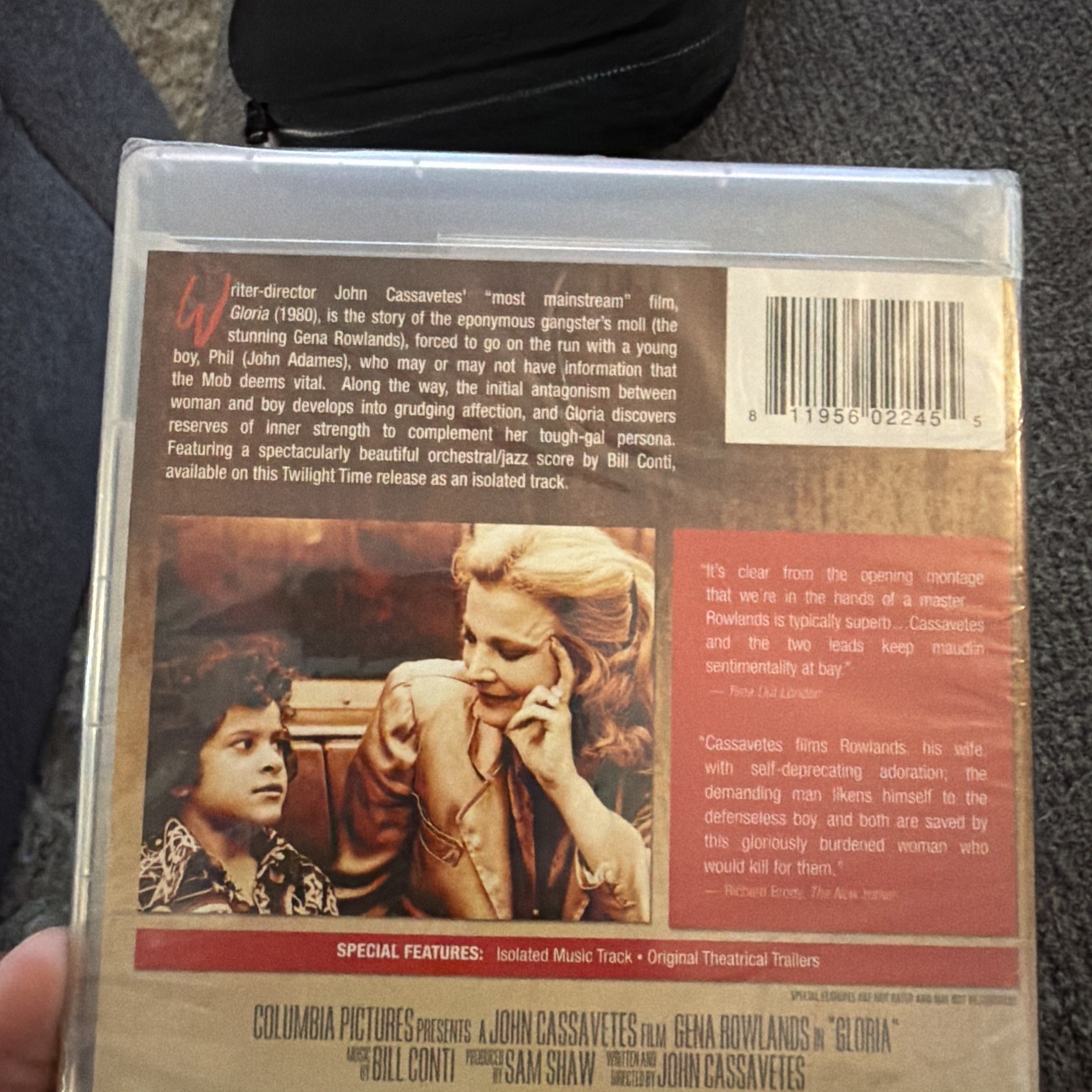 GLORIA (1980 Gena Rowlands) Twilight Time Blu Ray – OOP – Mint/Sealed
