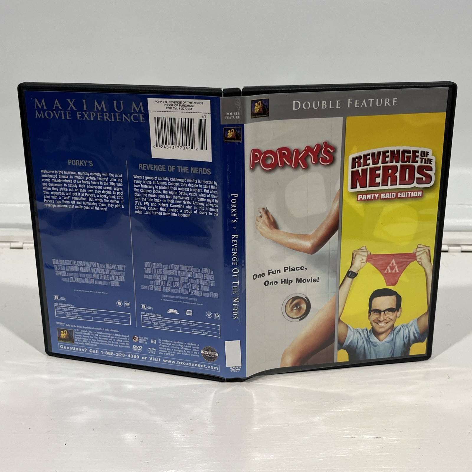 Porky’s + Revenge of the Nerds DVD | Double Feature Panty Raid Edition