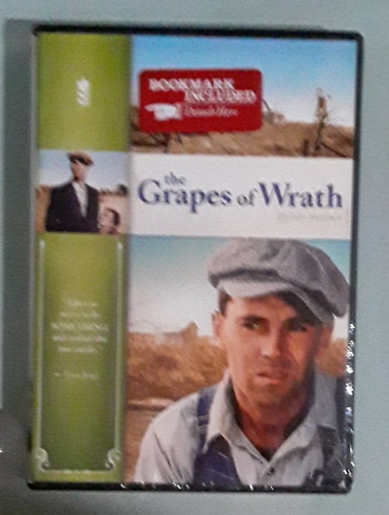henry fonda THE GRAPES OF WRATH john carradine DVD NEW with bookmark