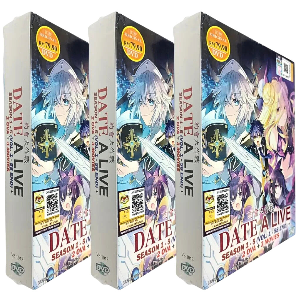 ANIME DVD~ENGLISH DUB~Date A Live Season 1-5 (1-58End+2 OVA+3 Movie) All Region