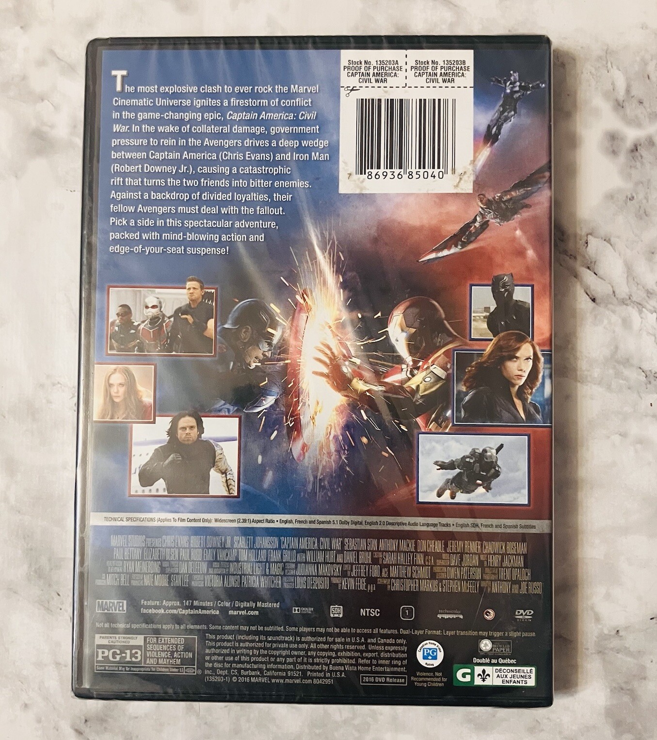 Sealed DVD Lot: Captain America Civil War | Dawn of the Planet of the Apes | NEW