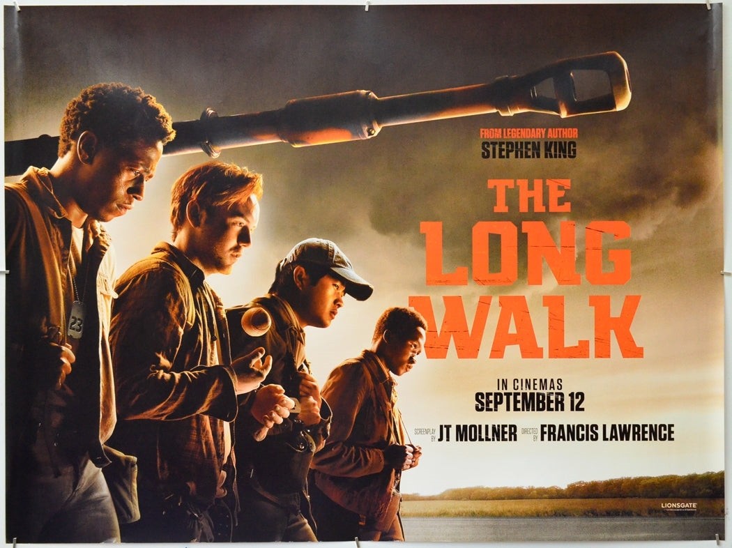 THE LONG WALK (2025) Original Quad Movie Poster – Cooper Hoffman, David Jonsson