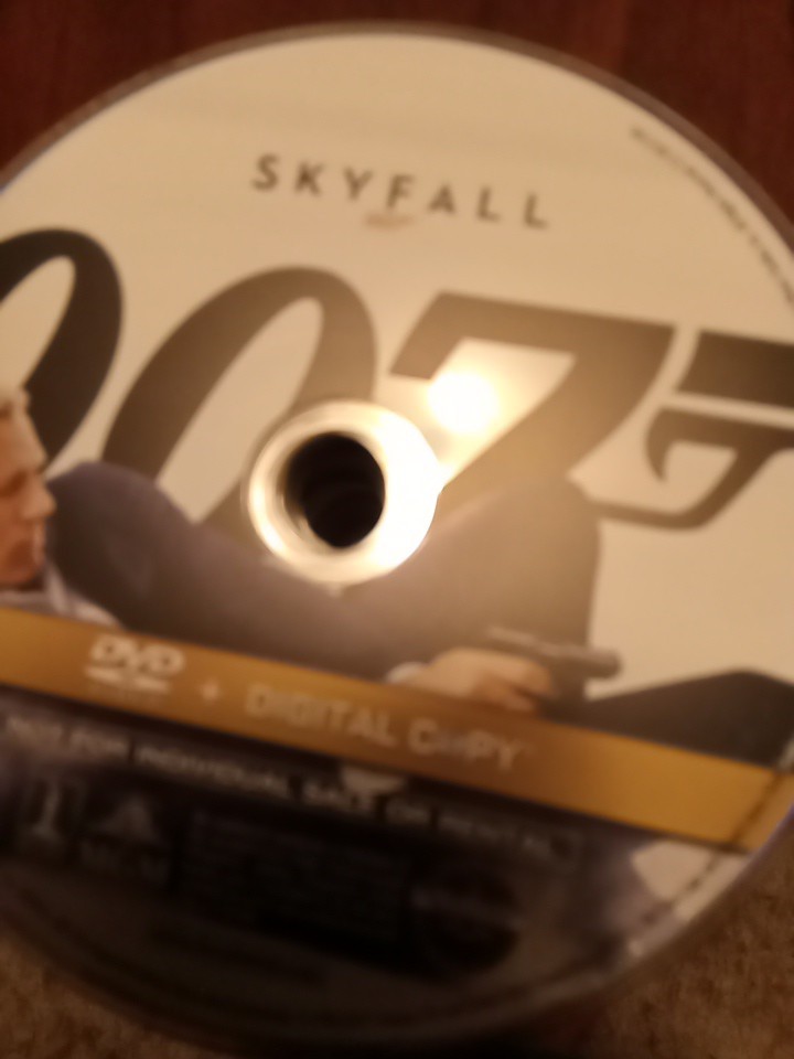 007 SKYFALL COMBO DVD DISC ONLY USED TESTED FREESHIP NOTRACKING