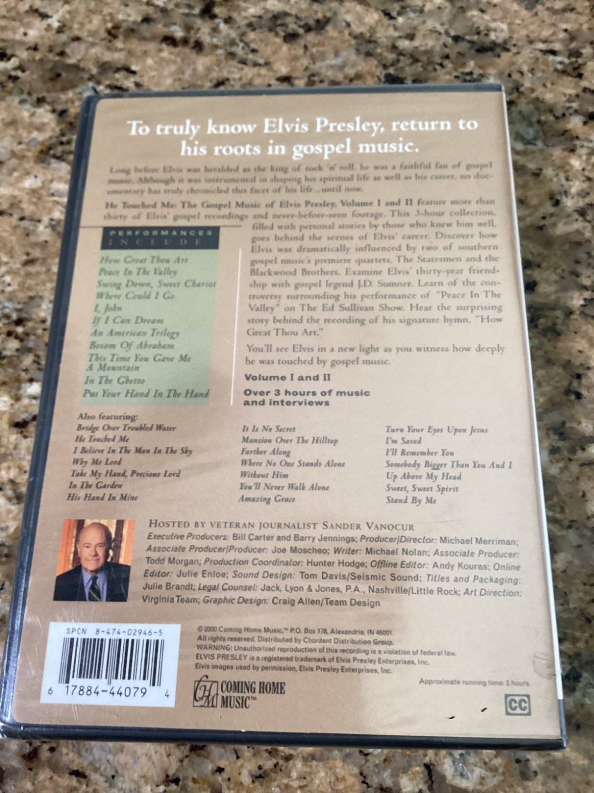 He Touched Me: The Gospel Music of Elvis Presley. DVD, 2 Disc Set. NEW SEALED.