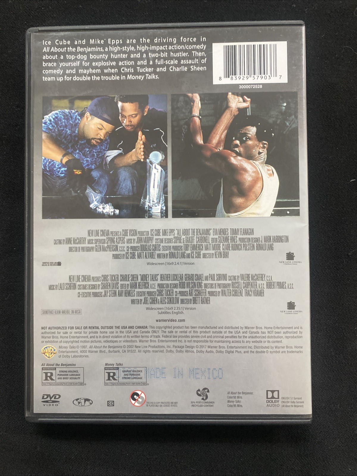 All About the Benjamins Money Talks Double Feature DVD FREE SHIP