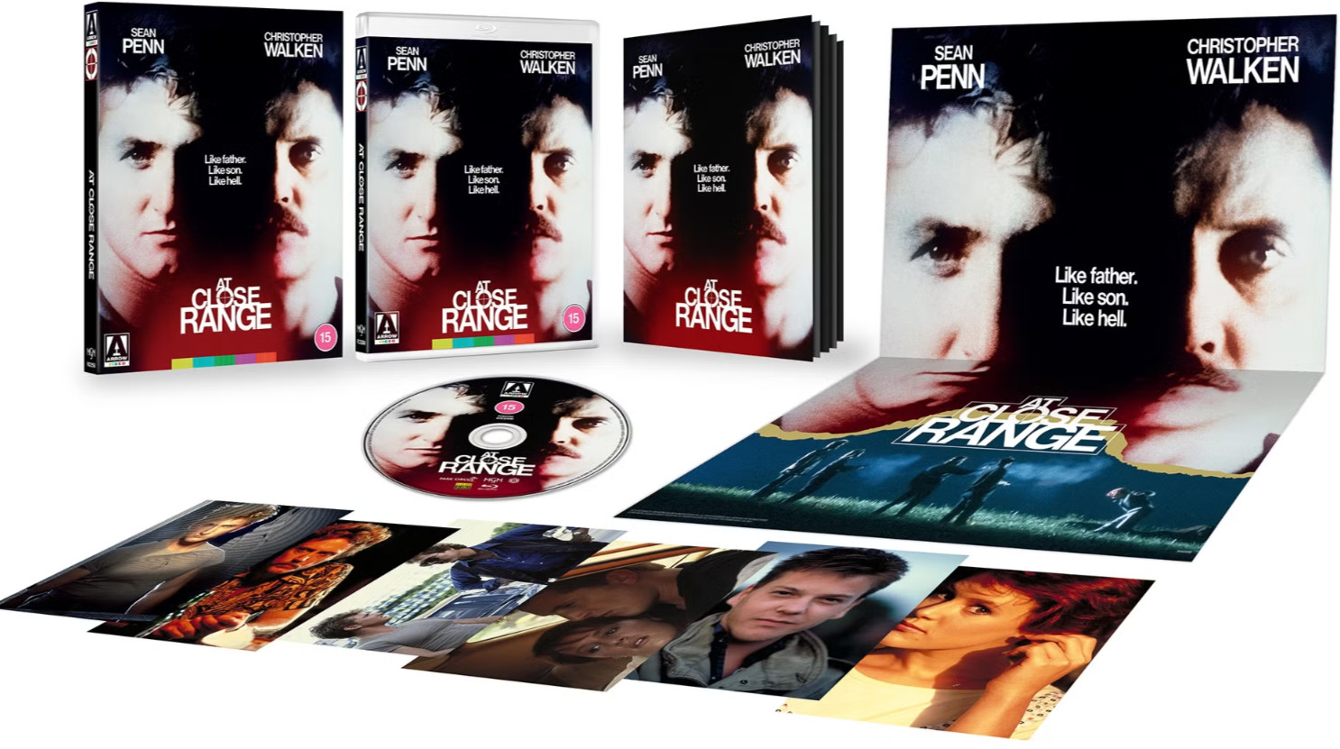At Close Range Penn Walken Arrow Region B Blu-ray with Slipcover + Booklet