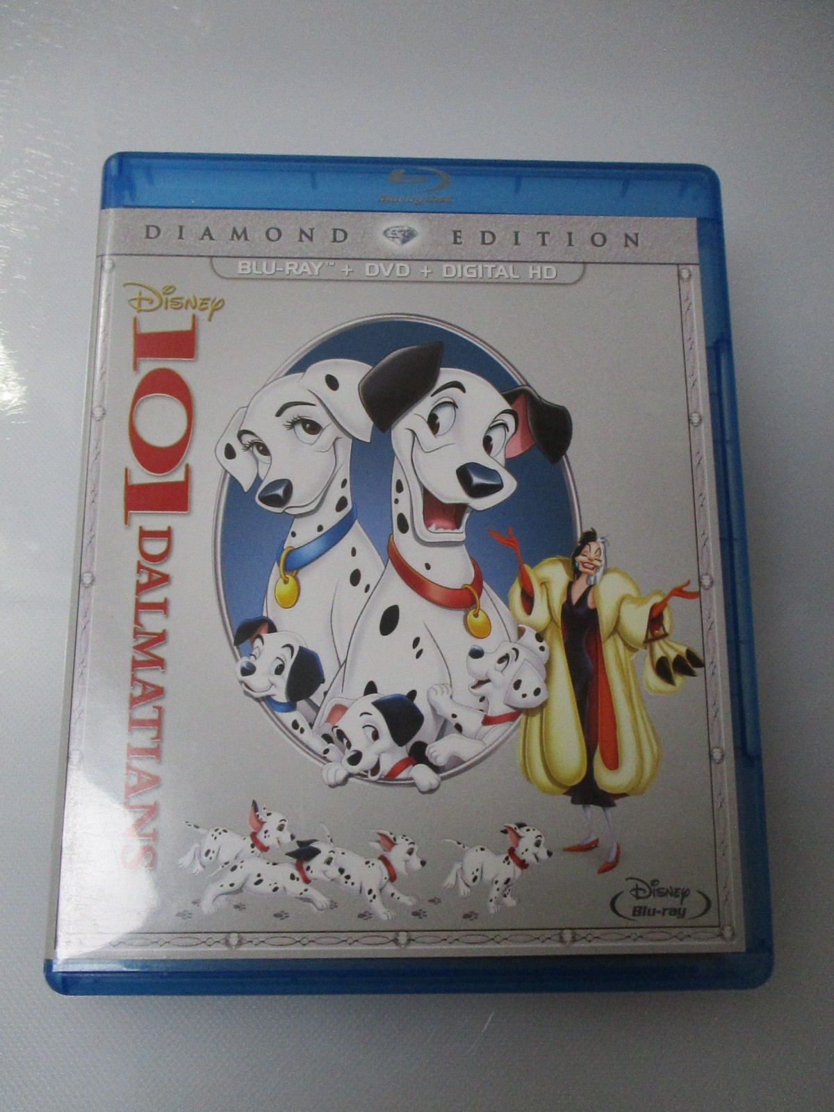 101 Dalmatians Diamond Edition 2 Disc Blu-Ray DVD Disney