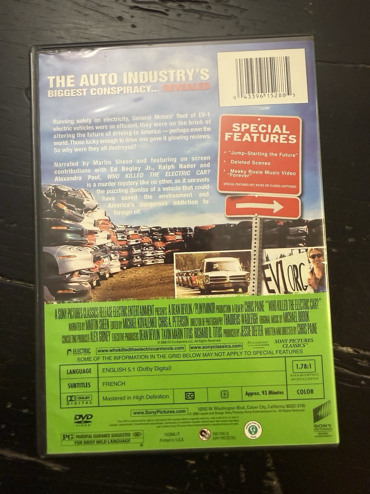 Sony Pictures Classics Who Killed the Electric Car? (2006) DVD Widescreen