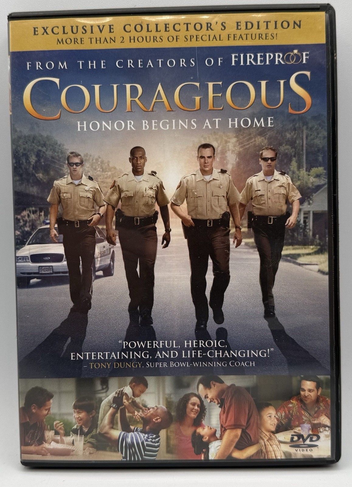 Courageous DVD Widescreen Alex Kendrick Kevin Downes Ken Bevel Ben Davies 2011