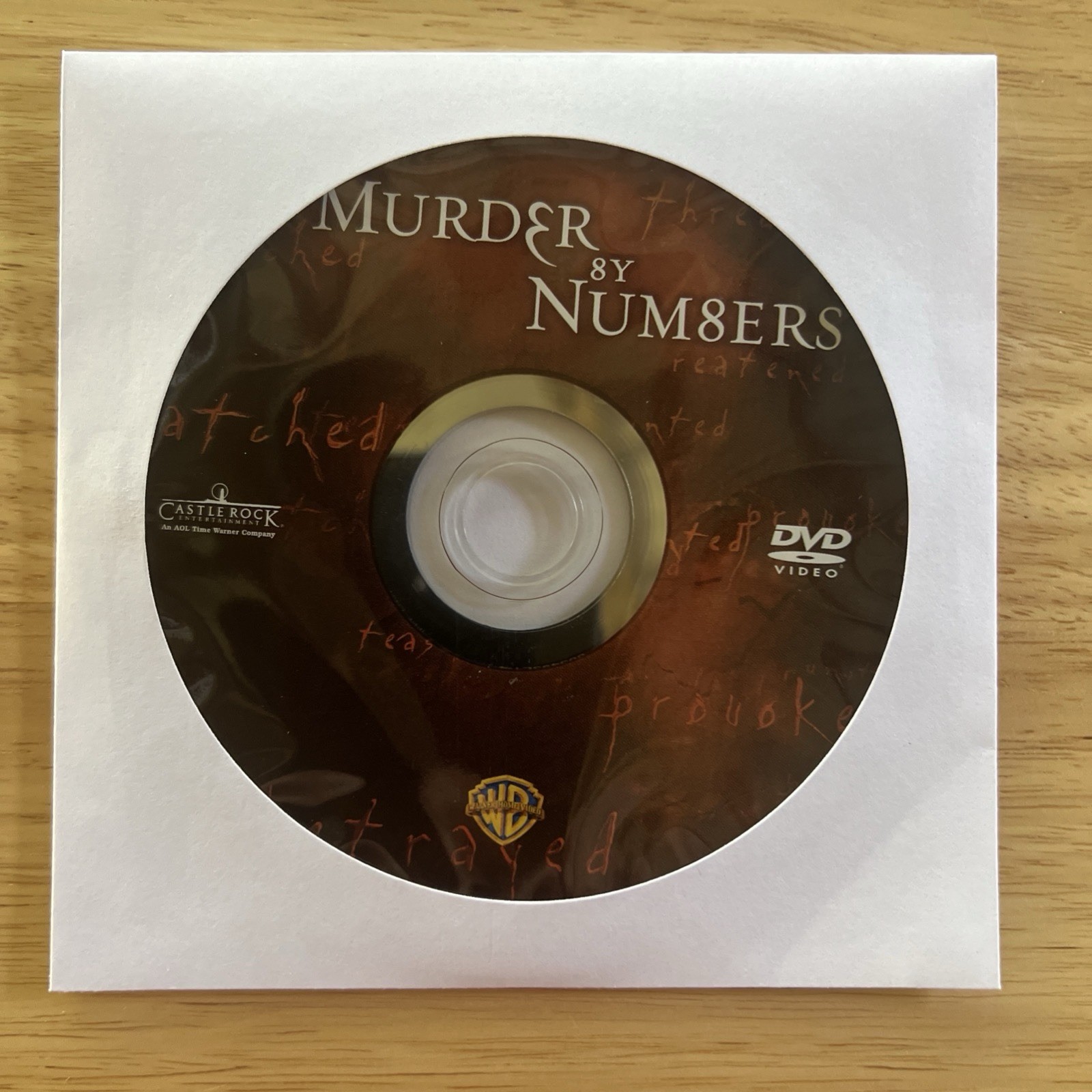 Murder by Numbers (DVD, 2002, Full Frame)