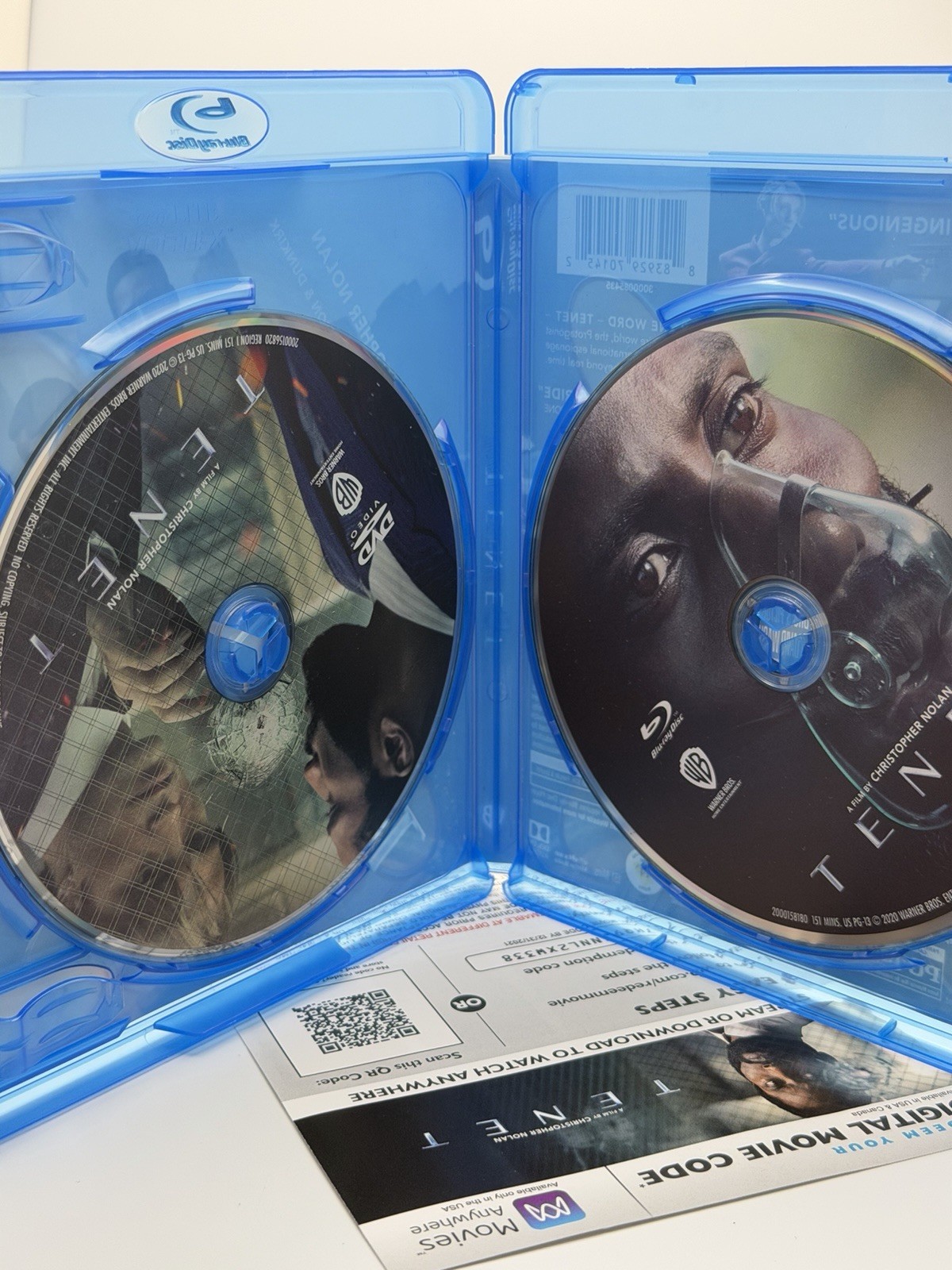 Tenet Blu-ray DVD Digital Combo Pack Robert Pattinson