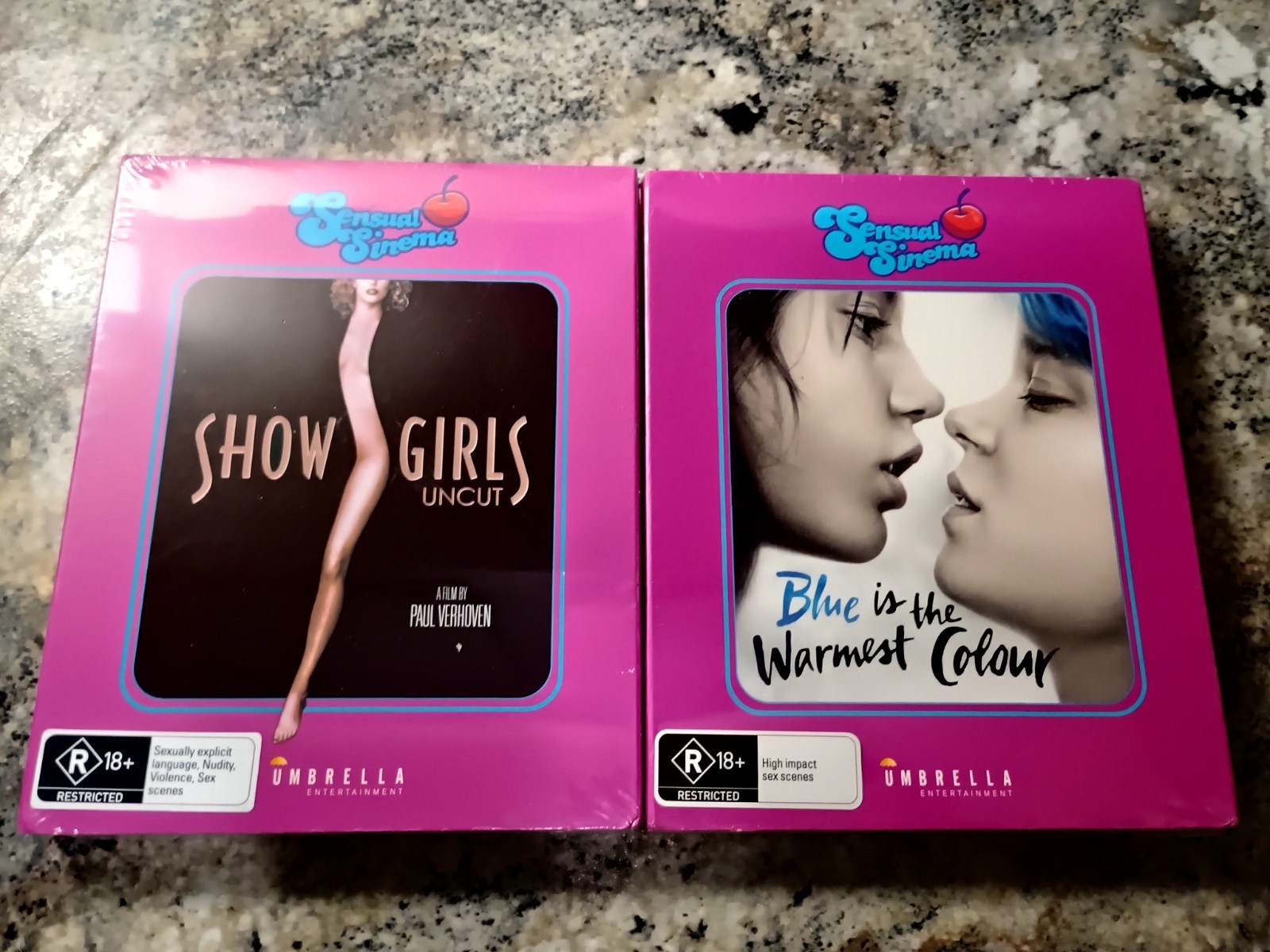 Showgirls And Blue Is The Warmest Colour Blu Ray Lot OOP Umbrella Entertainment