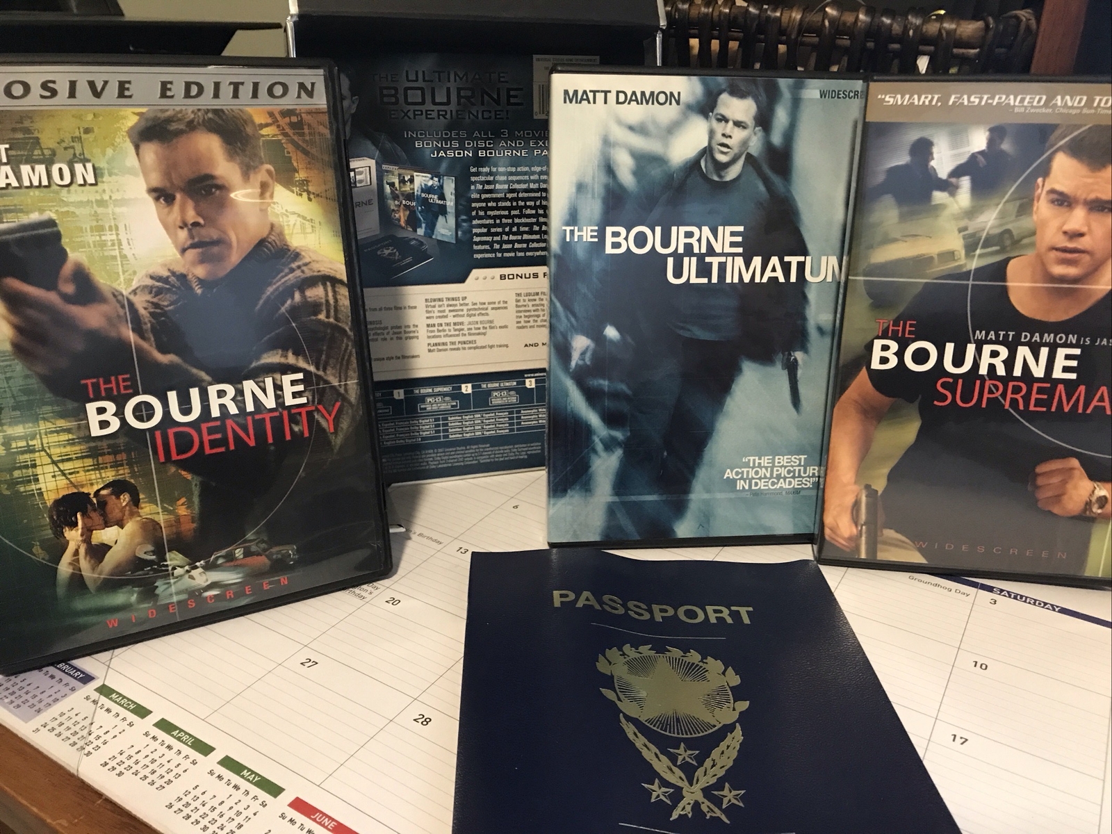 The Jason Bourne Collection (DVD, 2007, 4-Disc Set, Limited Edition)
