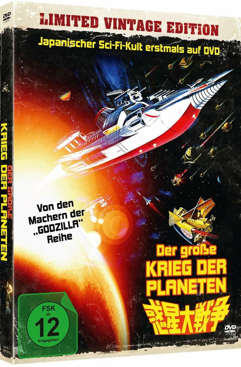 Mediabook Le Great Krieg La Planètes Jun Fukuda DVD Des Godzilla Machern