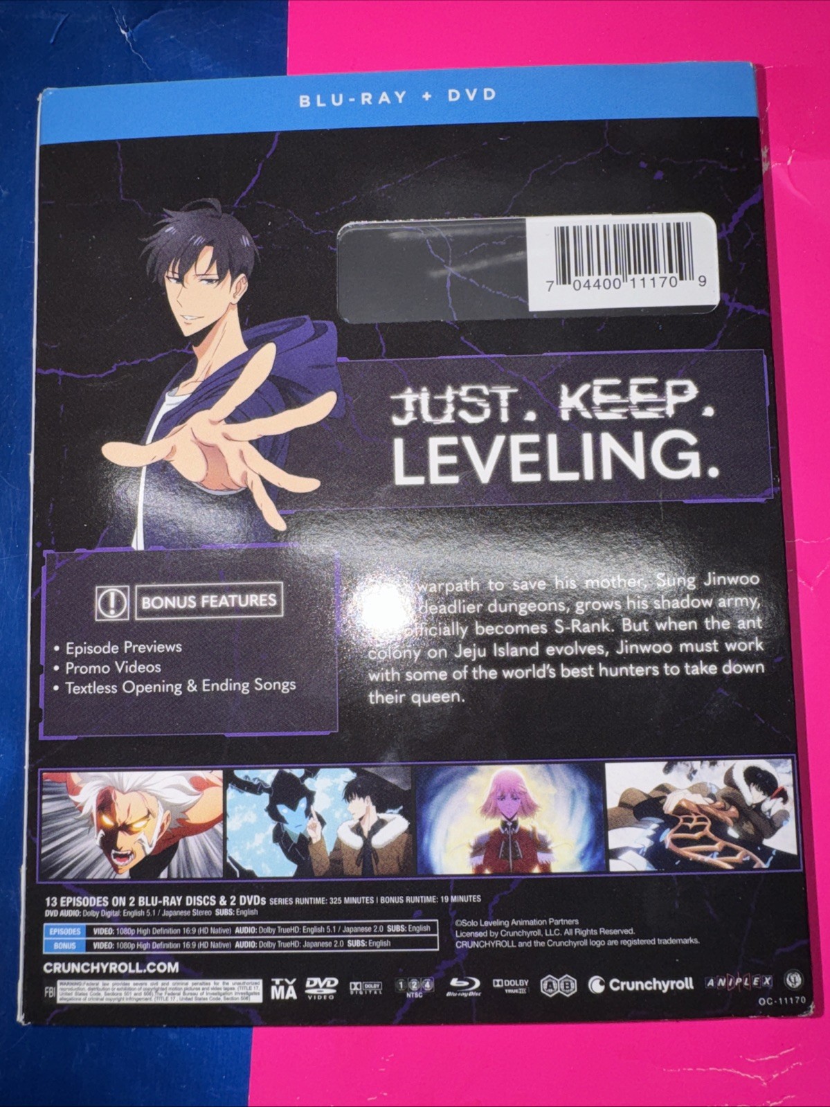 Factory Sealed Solo Leveling: Season 2 – Arise From The Shadow (BLU-RAY+ DVD