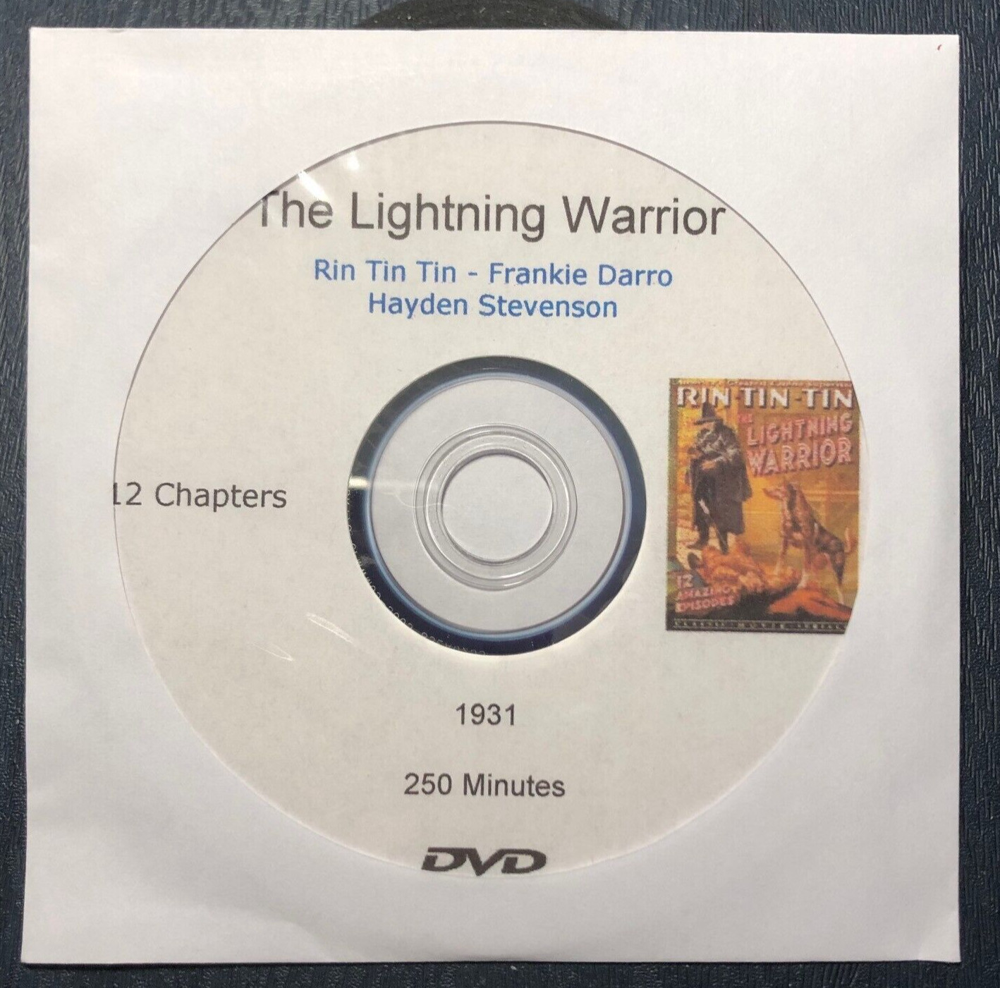 The Lightning Warrior – Classic Cliffhanger Serial Movie DVD Rin Tin Tin