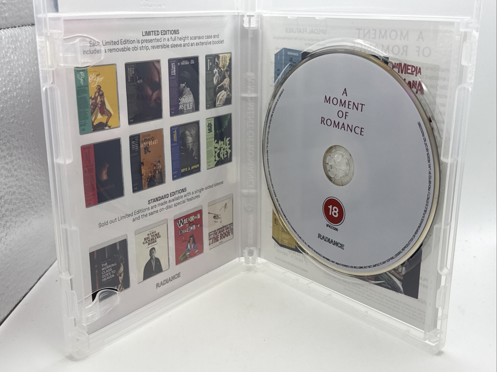 A Moment of Romance Benny Chan Andy Lau Standard Edition Blu-ray Radiance