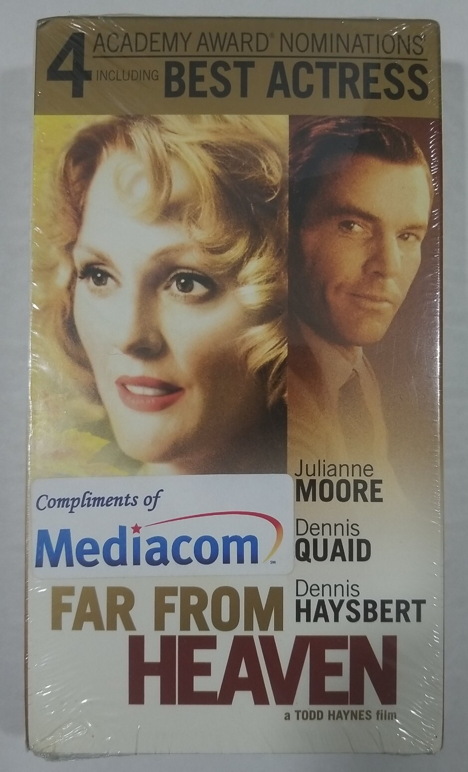 Far From Heaven (VHS, 2003) Dennis Quaid Julianne Moore Dennis Haysbert New