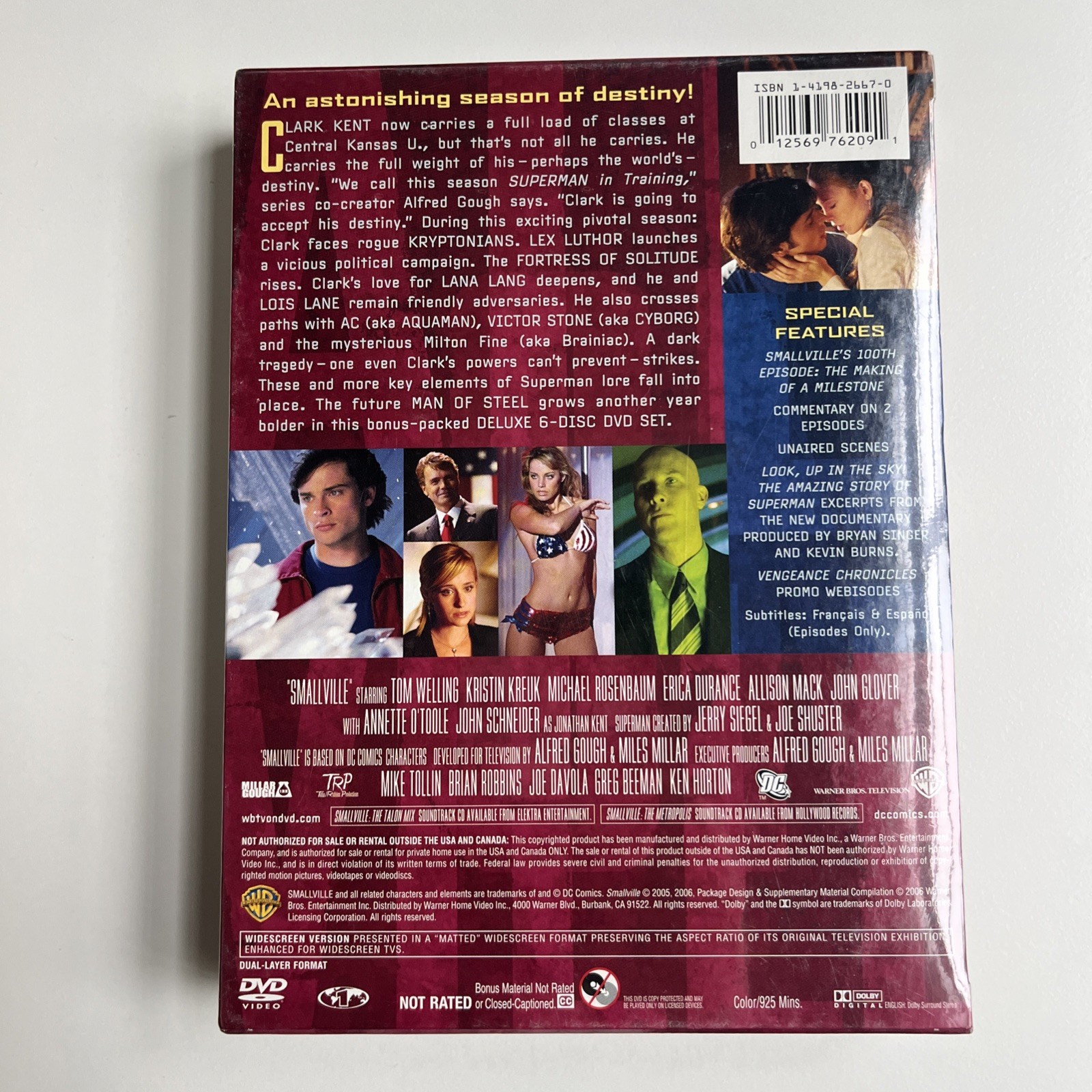 Smallville: the Complete Fifth Season (DVD, 2005, 6 Disc Set) New Sealed