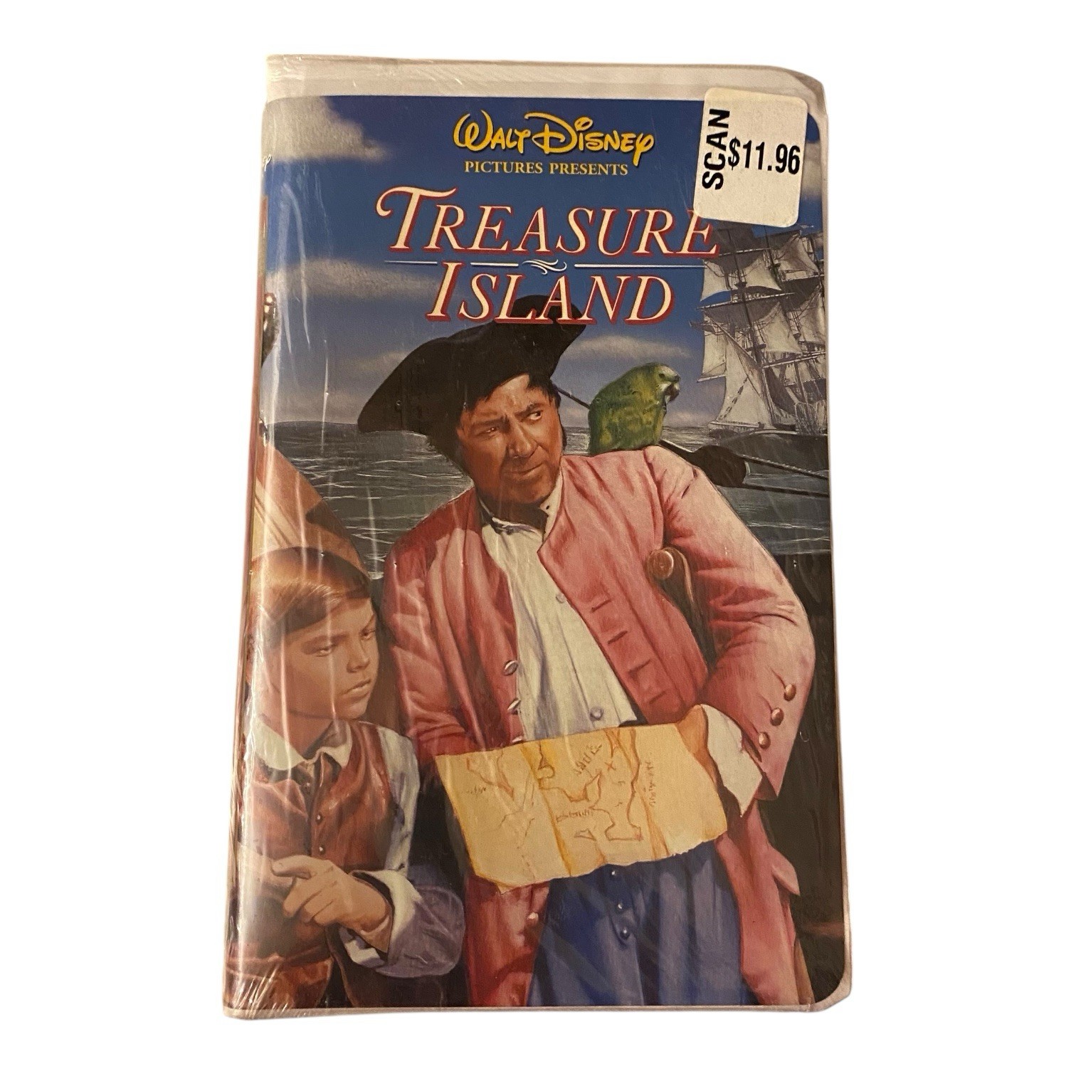 Treasure Island (VHS Clamshell) Walt Disney – Driscoll, Newton – Factory Sealed