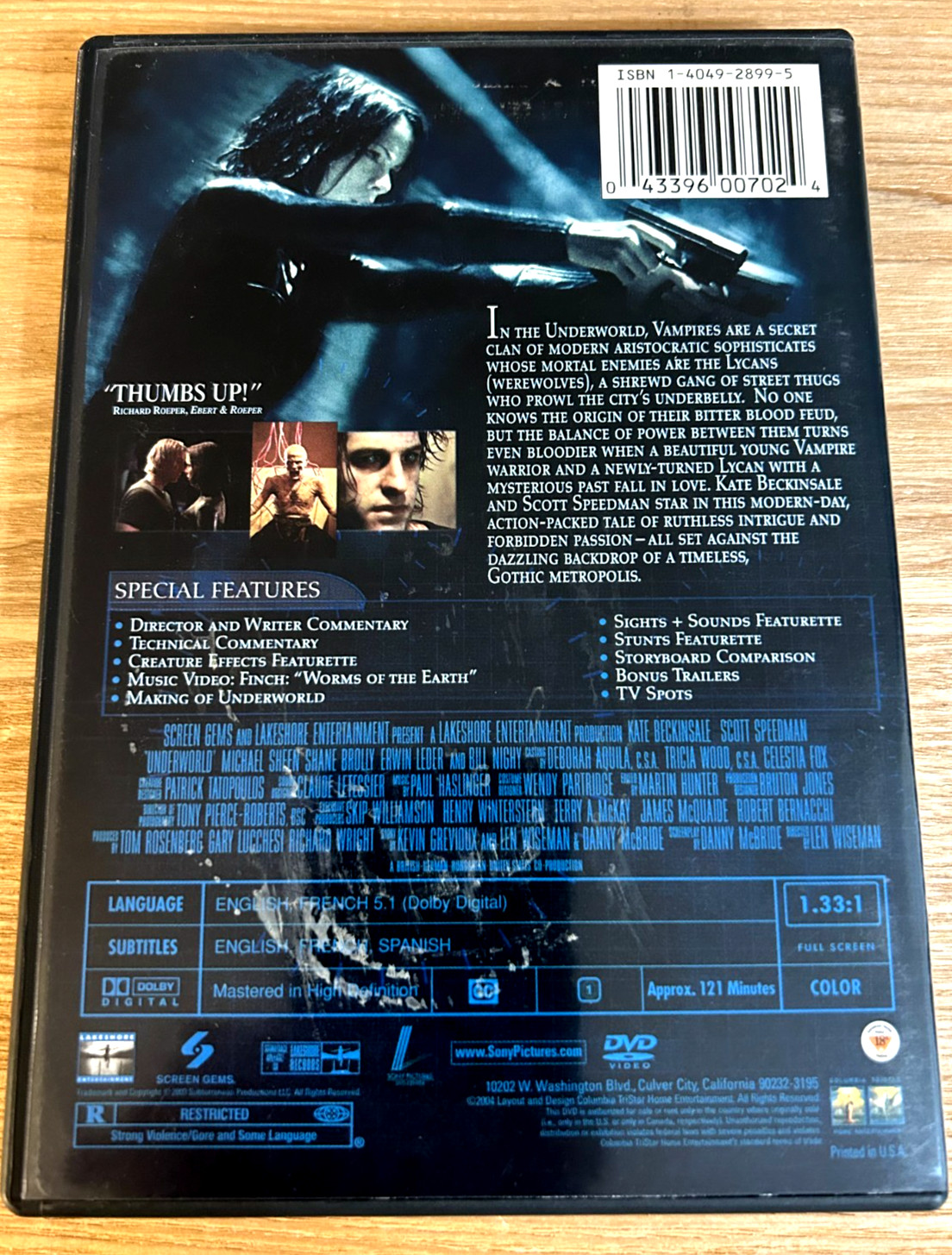 Underworld Full Screen Special Edition DVD – Buy Any 2 DVDs or CDs Get 3 FREE!