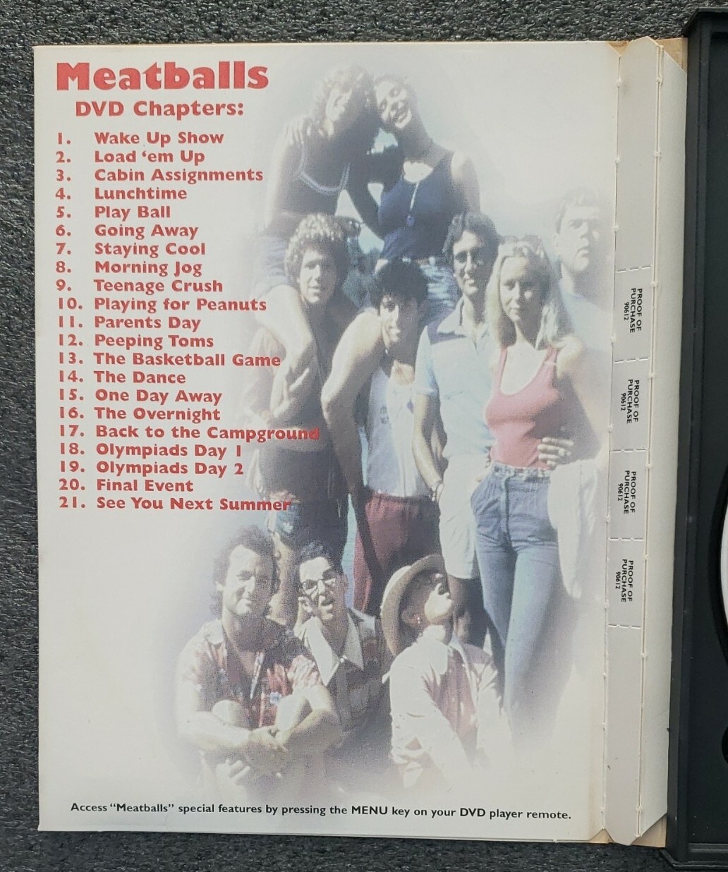 Meatballs (DVD 1998 Snapcase) Bill Murray Harold Ramis Ivan Reitman VGC
