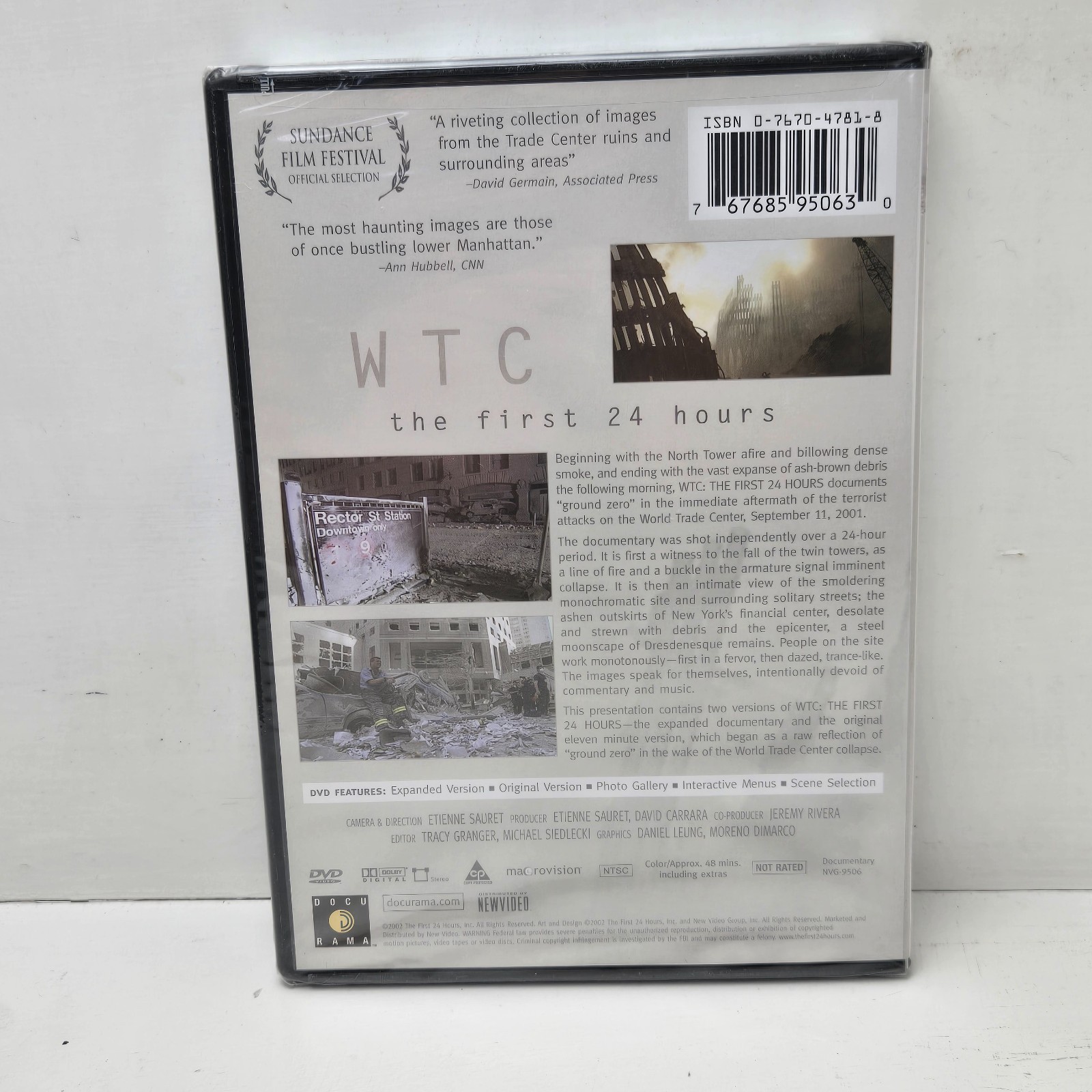 WTC -First 24 Hours (DVD, 2002) World Trade Center 9 11 2001
