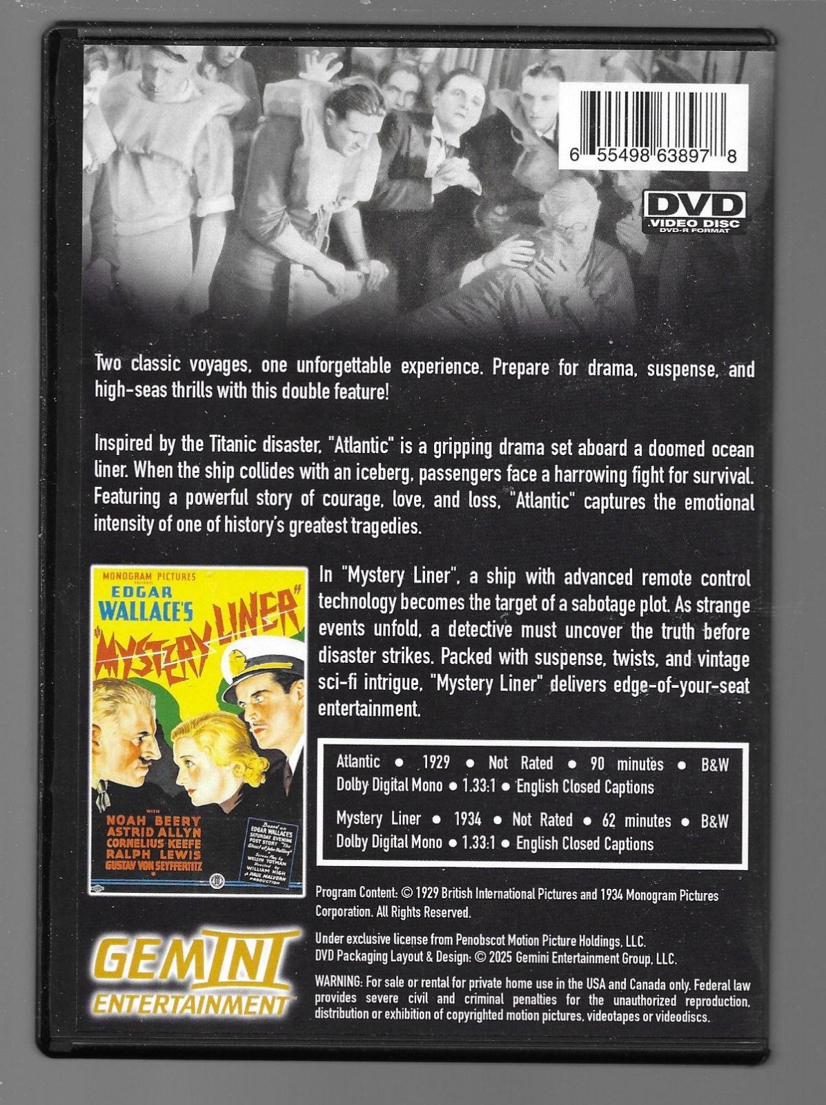 Atlantic – Mystery Liner (DVD)