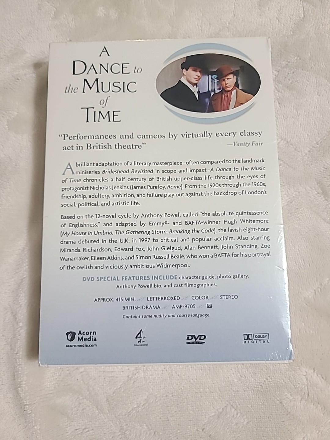 A Dance to the Music of Time (DVD, 2007 4-Disc Set) Acorn Complete Miniseries