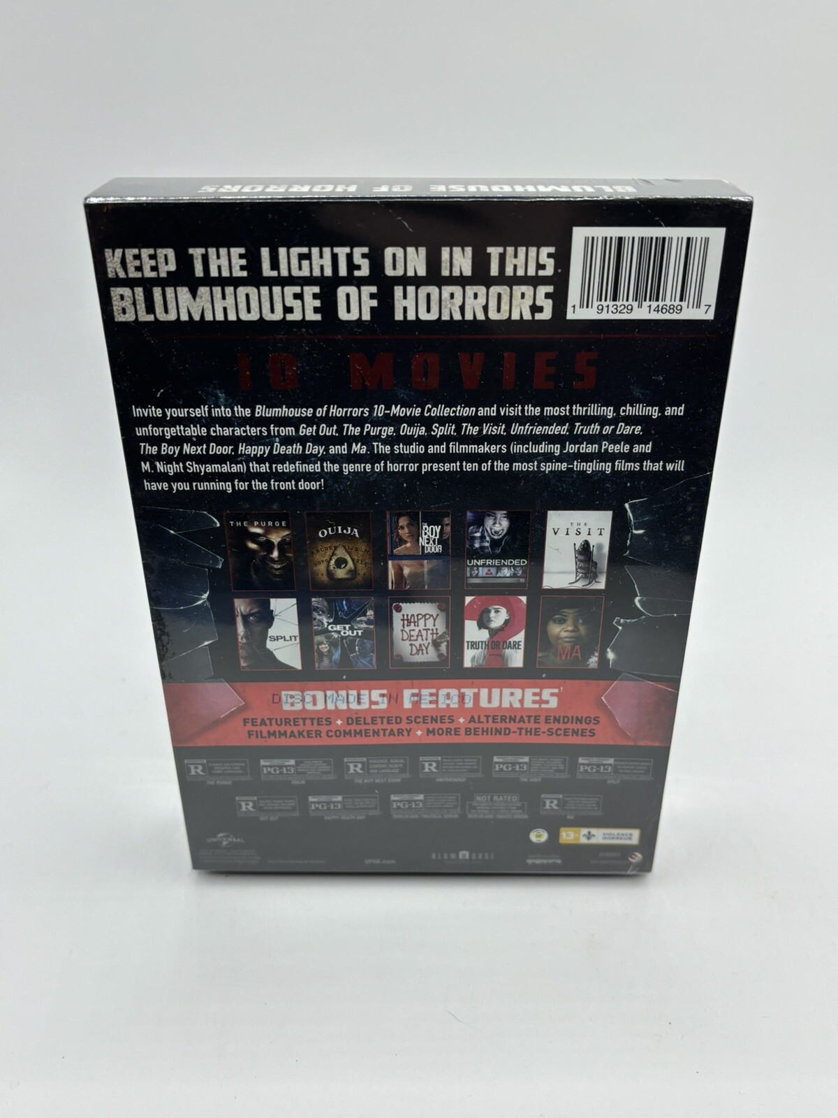 Blumhouse of Horrors (DVD,) 10 Movies + Bonus Features *FACTORY SEALED*