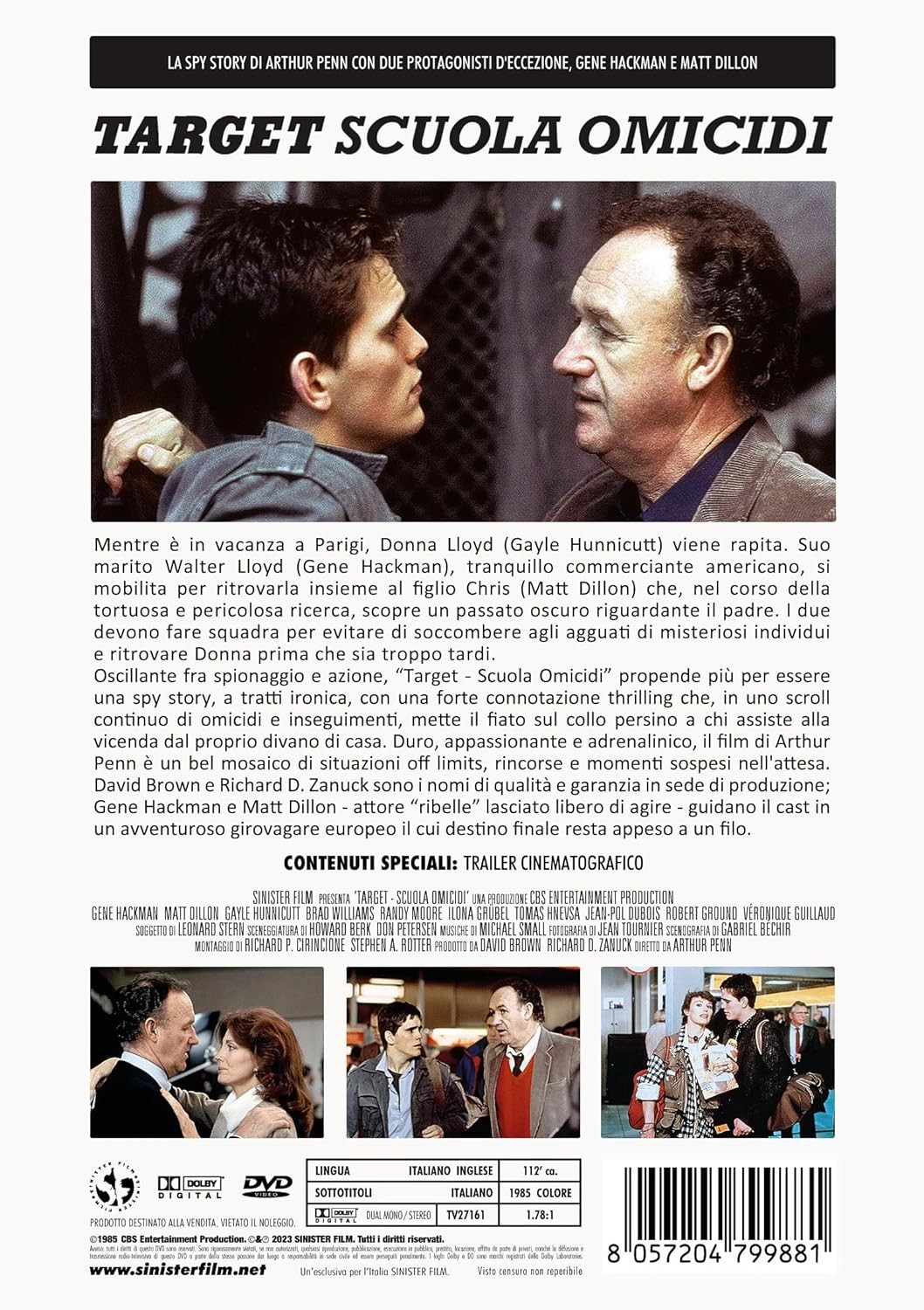 Target – Scuola Omicidi (DVD) Matt Dillon Gene Hackman Michael Small (UK IMPORT)