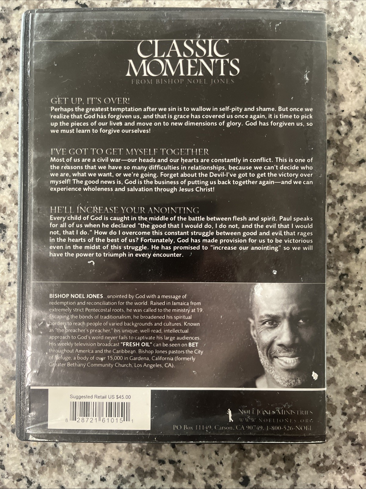 CLASSIC MOMENTS DVD BY Bishop Noel Jones 3-DISC DVD COLLECTION
