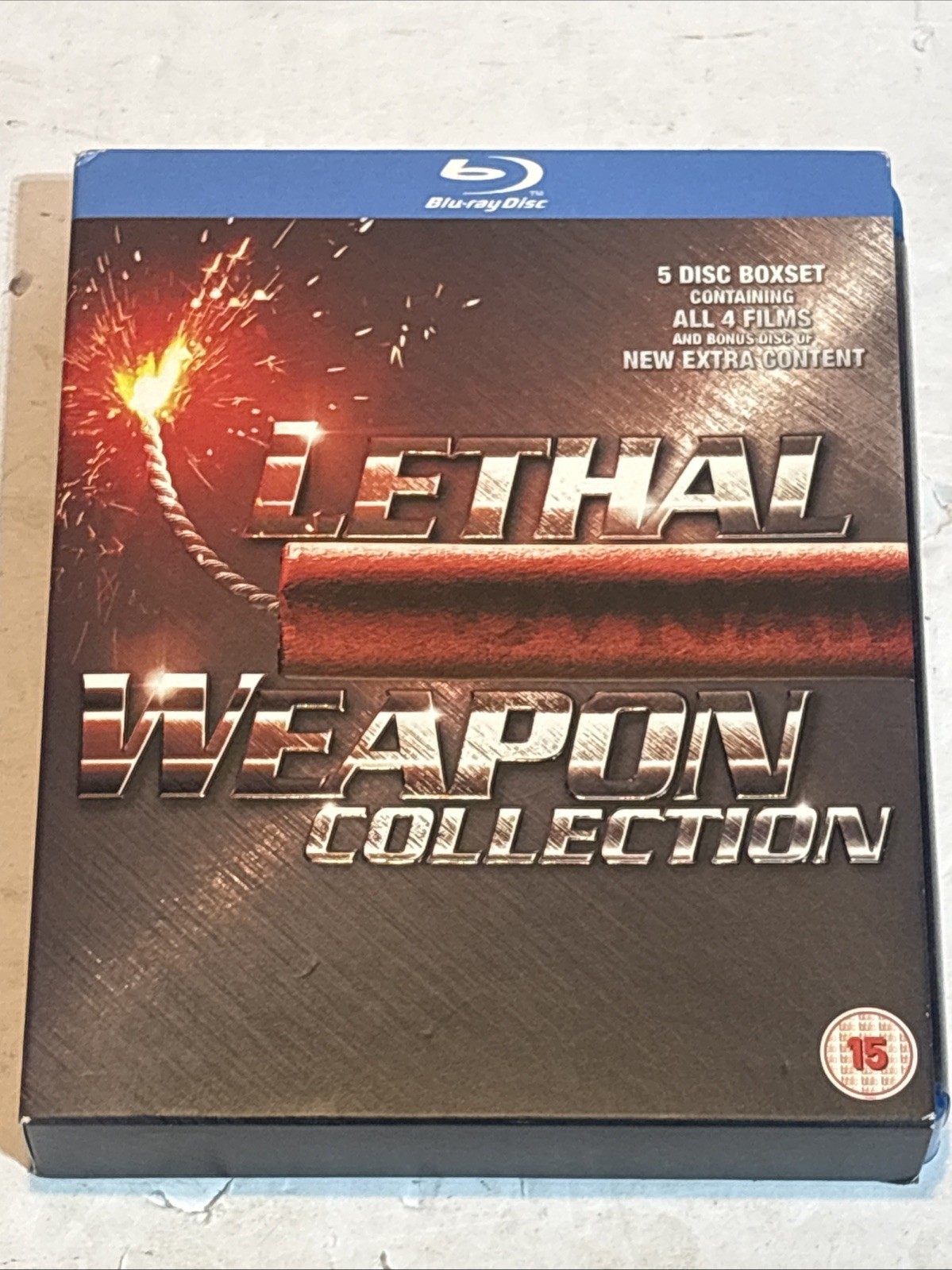 Lethal Weapon 1-4 1 2 3 4 Movie Collection 5 Disc Box Set Blu-ray 2010 OOP Bonus