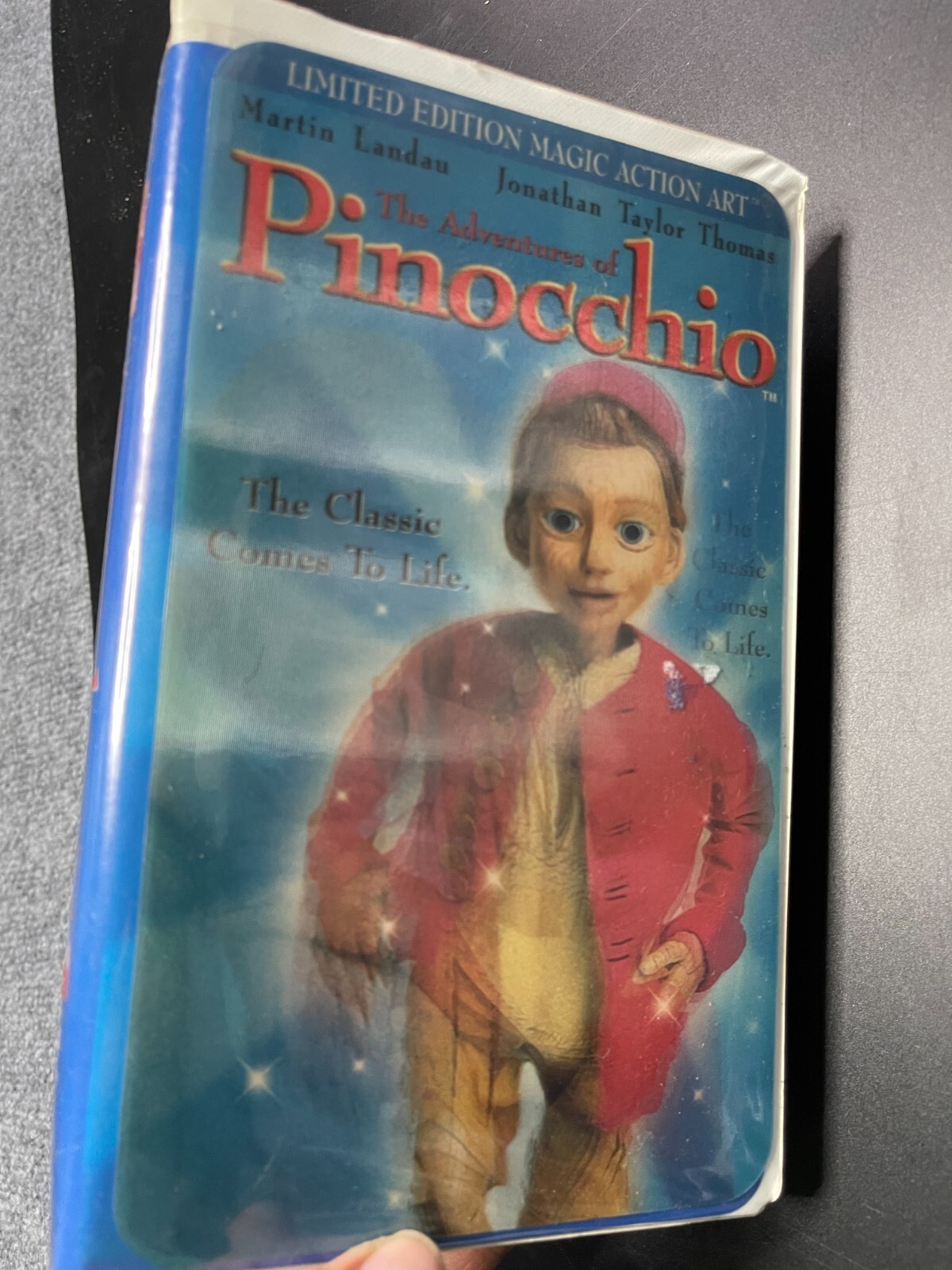 The Adventures of Pinocchio VHS 1996 Clamshell Hard Case Limited Edition Magic