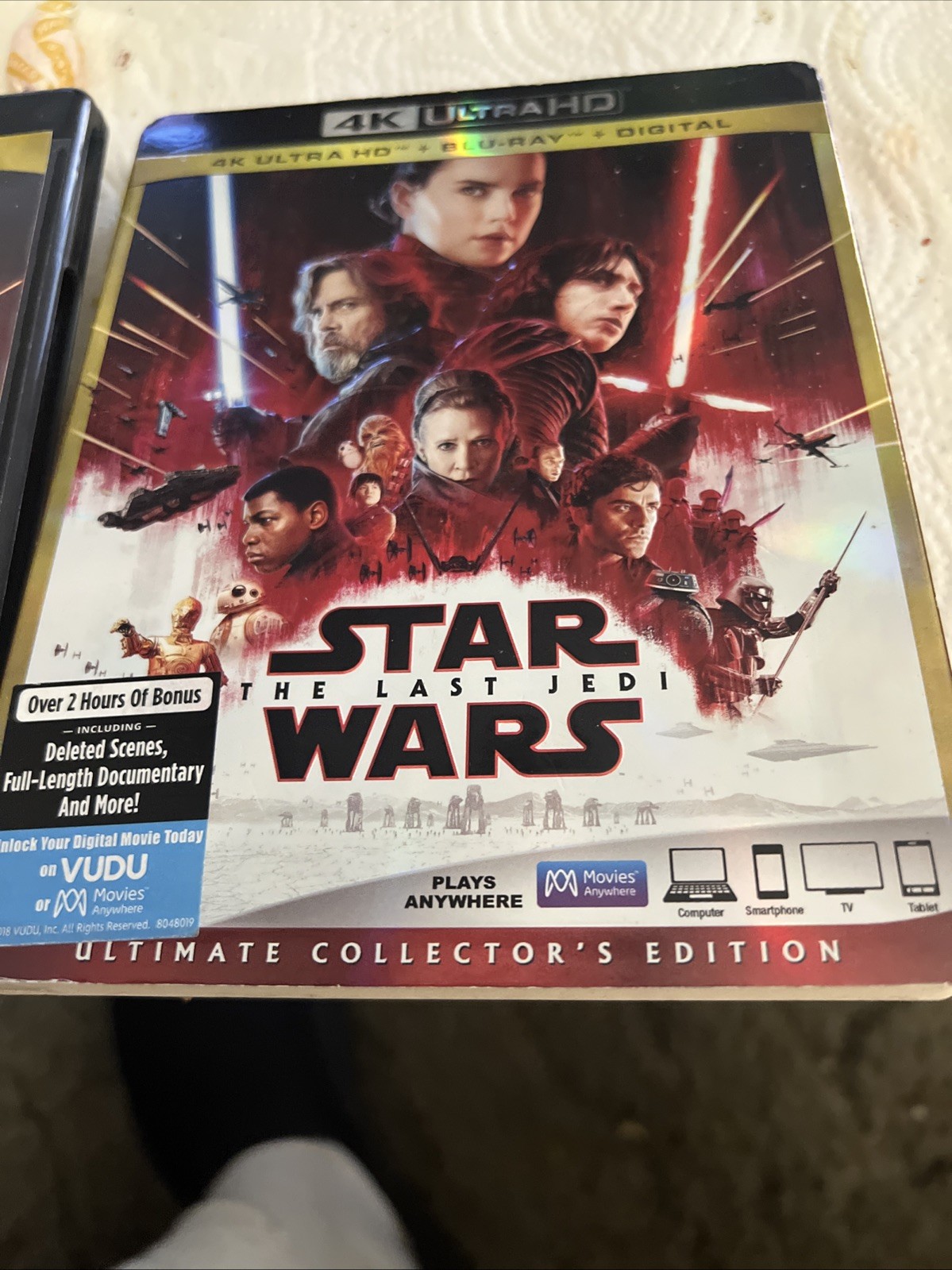 Star Wars the Last Jedi 4K Ultra HD Blu-ray