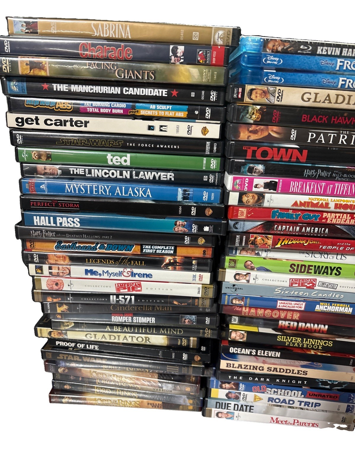 Lot Of 80 Dvds: Mix Of Movie Genres Action, Drama, Religious