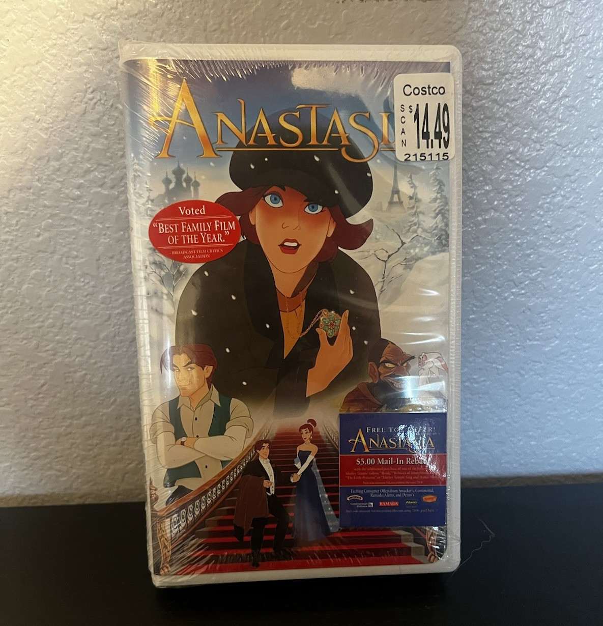 Anastasia VHS 1997 G Rated NTSC 20th Century Fox Don Bluth Gary Goldman
