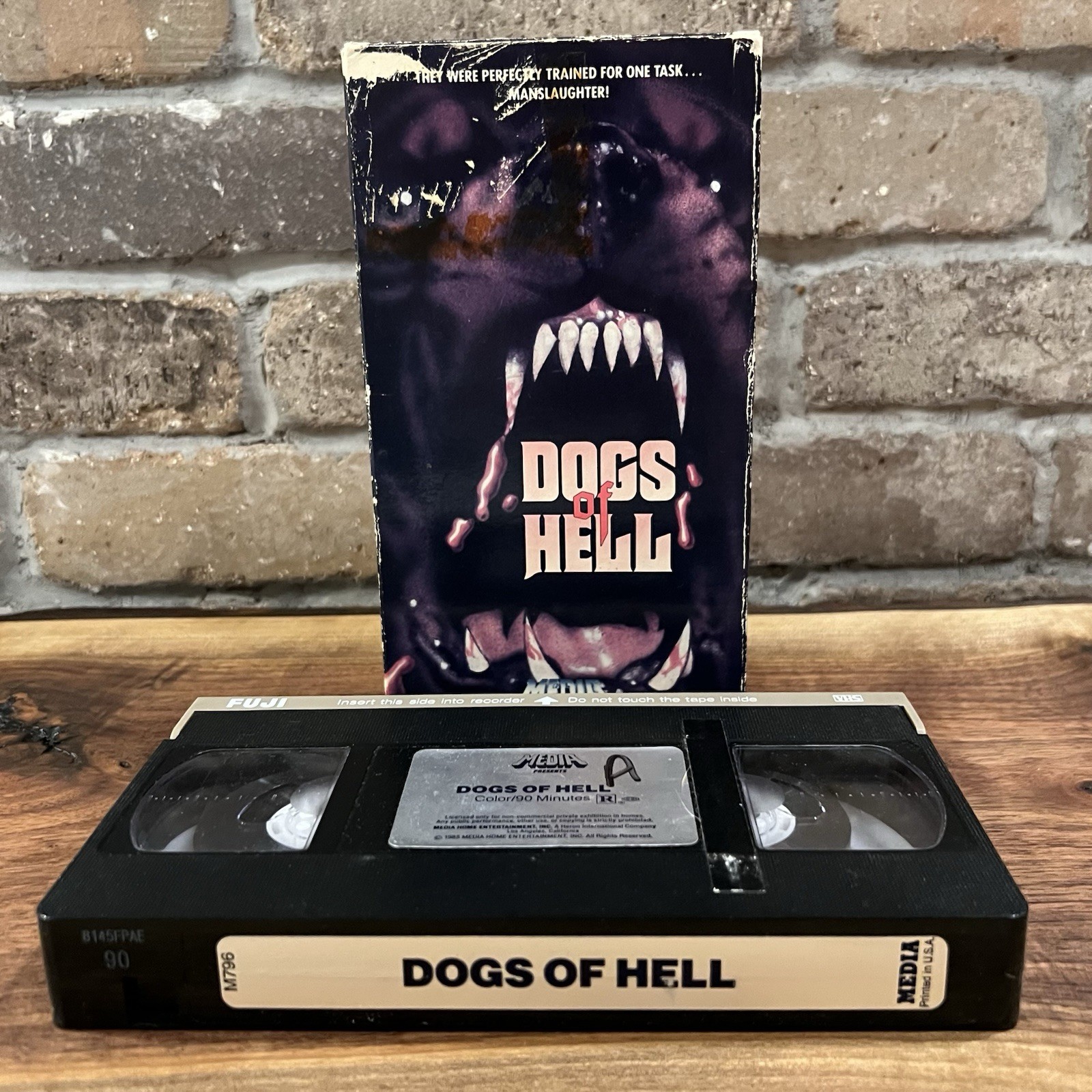 Dogs Of Hell 1985 VHS Horror Film Retro Vintage Original Cult Classic Media
