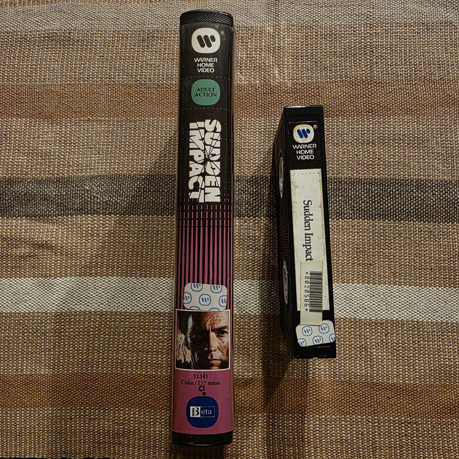 Sudden Impact Betamax BETA NOT VHS Warner Home Video Clamshell Clint Eastwood