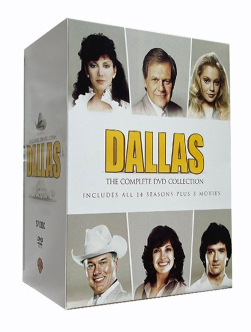 Dallas: The Complete TV Series Season 1-14+3 Movies (DVD 57-Disc NEW) Region 1~~