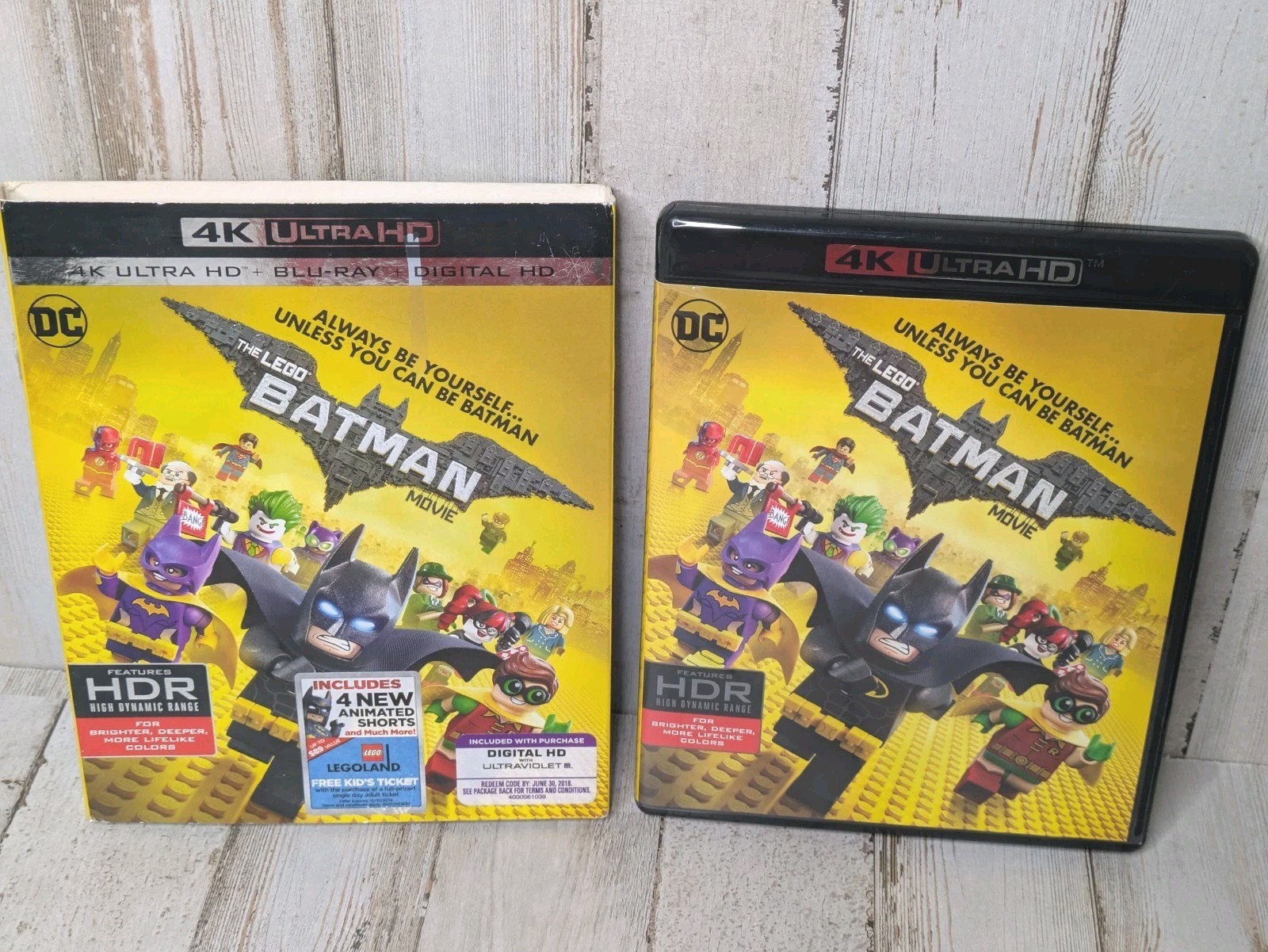 The LEGO Batman Movie (4k Ultra HD + Blu-Ray) /NO DIGITAL CODE / w OOP Slipcover
