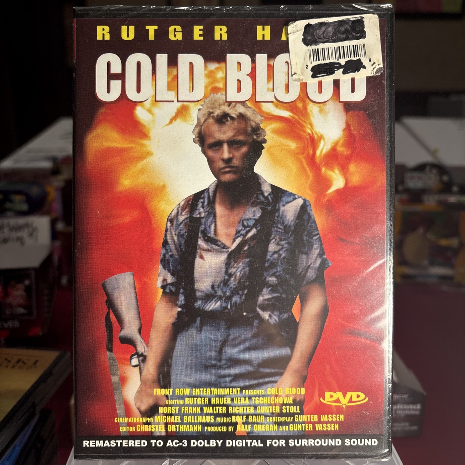 Cold Blood DVD Movie Rutger Hauer 2002 Dolby Special Features Sealed NEW ⭐️ MINT